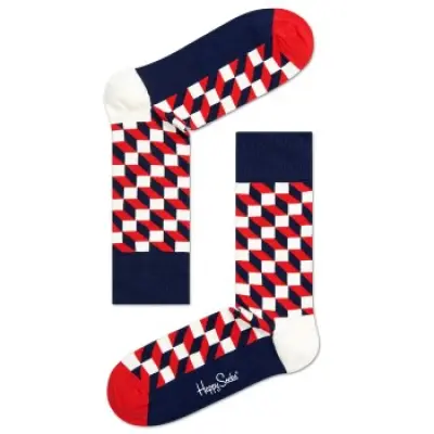 Happy Socks Filled Optic Sock * Fri Frakt *