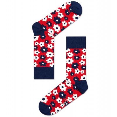 Happy socks - Flower sock - Red