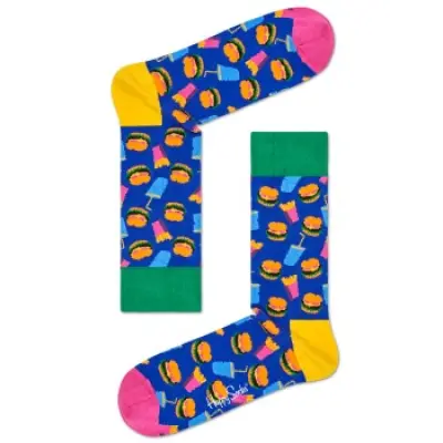 Happy socks 2-pack Hamburger Sock
