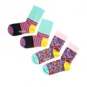 Happy socks Kids Electric Sock Purple 2-pack * Fri Frakt * * Kampanj *