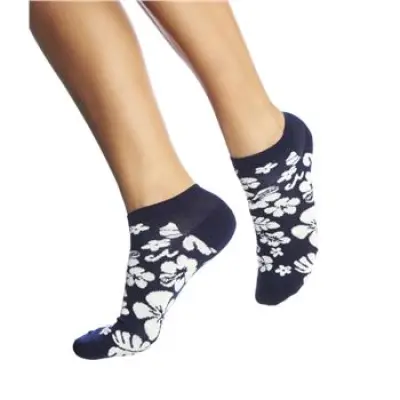 Happy socks Low Sock Hawaii Navy * Fri Frakt *