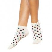 Happy socks Mini Diamond Low Sock Off White * Fri Frakt *