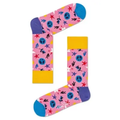 Happy Socks Peace and Love Sock * Fri Frakt *