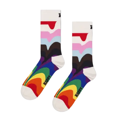 Happy Socks Pride Liquid Stripe Sock - Multi/patterned - 41-46