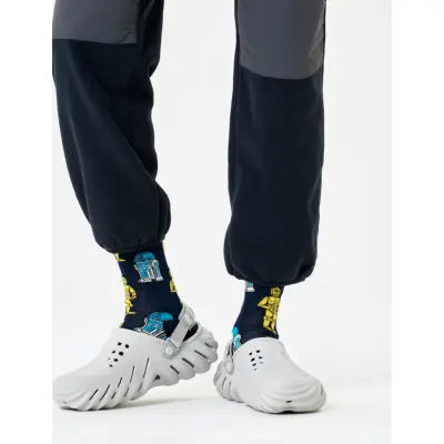 Happy Socks Star Wars™ R2-D2 & C-3Po Sock - Navy - 36-40