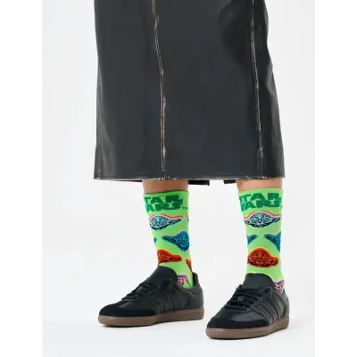 Happy Socks Star Wars™ Yoda Sock - Green - 36-40