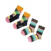 Happy socks 2-pack Stripe Argyle Socks Brown * Fri Frakt * * Kampanj *