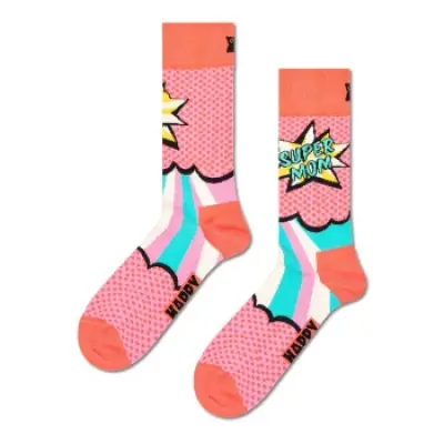 Happy Socks Super Mom Sock