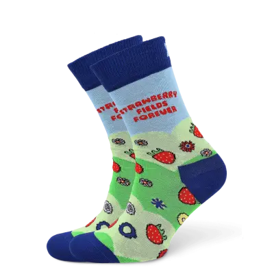 Happy Socks The Beatles Strawberry Fields Sock - Green - 36-40