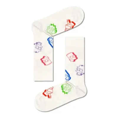 Happy socks 3-pack The Simpsons Family Faced Socks