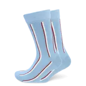 Happy Socks Vertical Stripe Sock - Blue - 36-40