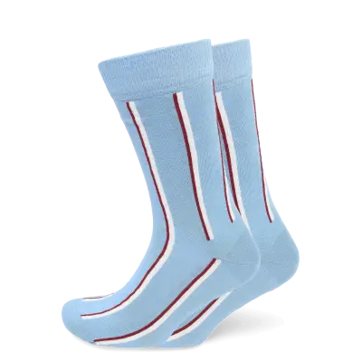 Happy Socks Vertical Stripe Sock - Blue - 36-40