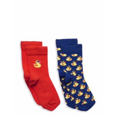 Happy Socks Kids 2-Pack Rubber Duck Sock Multi/patterned