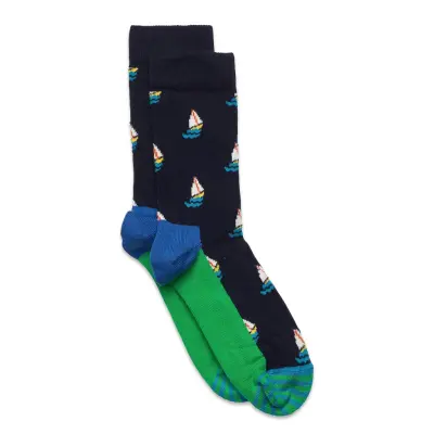 Happy Socks Kids Sail Away Sock Multi/patterned