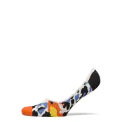 Leopard Liner Sock Ankelstrumpor Korta Strumpor Vit Happy Socks