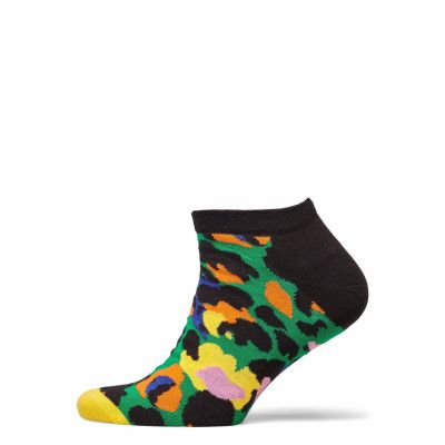 Leopard Low Sock Ankelstrumpor Korta Strumpor Multi/mönstrad Happy Socks