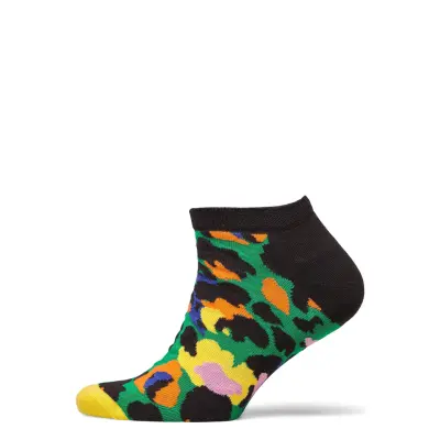 Leopard Low Sock Ankelstrumpor Korta Strumpor Multi/mönstrad Happy Socks