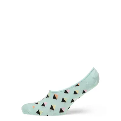 Mini Diamond Liner Sock Ankelstrumpor Korta Strumpor Blå Happy Socks