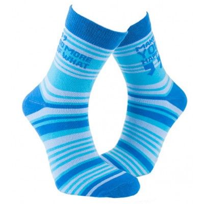 Socker - Turquoise stripes