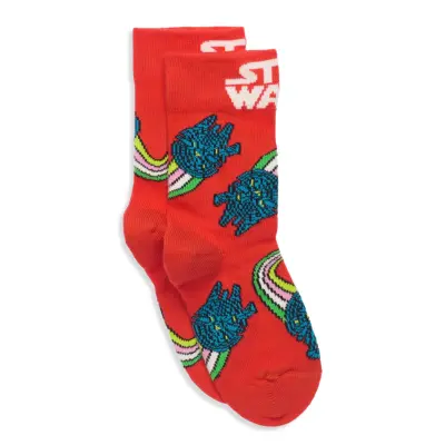 Happy Socks Star Wars™ Millennium Falcon Kids Sock Röd