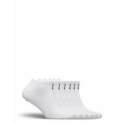 Hmlchevron 6-Pack Ankle Socks Ankelstrumpor Korta Strumpor Vit Hummel
