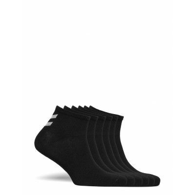 Hmlchevron 6-Pack Mid Cut Socks Ankelstrumpor Korta Strumpor Svart Hummel
