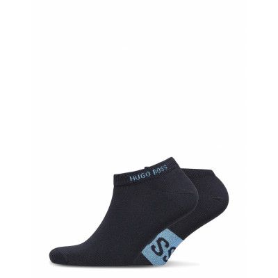 2P As Logo Cc Ankelstrumpor Korta Strumpor Blå BOSS