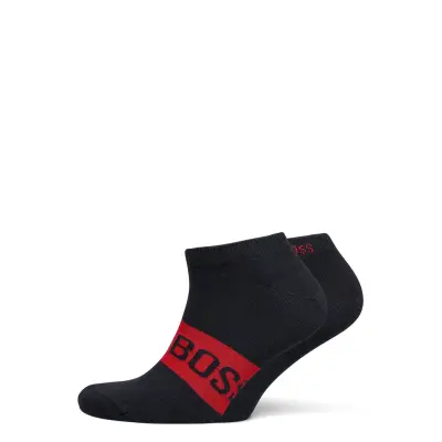 2P As Logo Cc Ankelstrumpor Korta Strumpor Blå BOSS