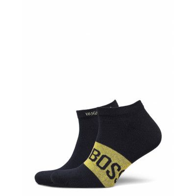 2P As Logo Cc Ankelstrumpor Korta Strumpor Blå BOSS