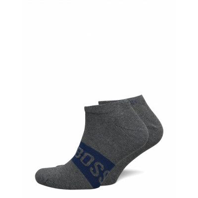 2P As Logo Cc Ankelstrumpor Korta Strumpor Grå BOSS