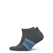 2P As Logo Cc Ankelstrumpor Korta Strumpor Grå BOSS