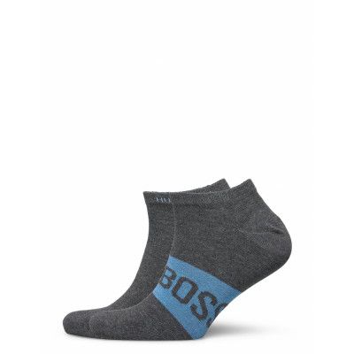 2P As Logo Cc Ankelstrumpor Korta Strumpor Grå BOSS