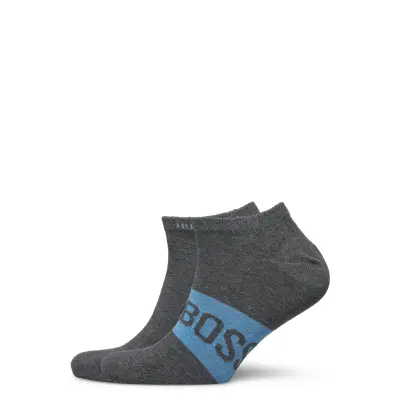 2P As Logo Cc Ankelstrumpor Korta Strumpor Grå BOSS