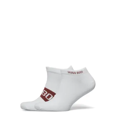 2P As Logo Cc Ankelstrumpor Korta Strumpor Vit BOSS