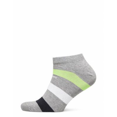 2p As Stripe Cc Ankelstrumpor Korta Strumpor Grå BOSS