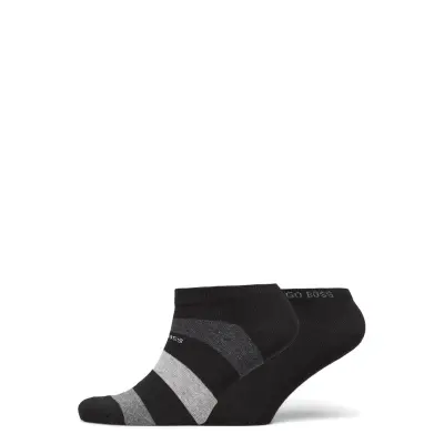 2p As Stripe Cc Ankelstrumpor Korta Strumpor Svart BOSS