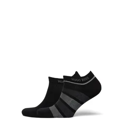 2p As Strp Piquet Cc Ankelstrumpor Korta Strumpor Svart BOSS