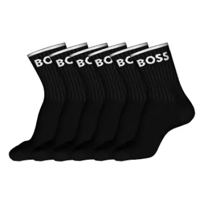BOSS 6-pack Quarter Stripe CC Sock