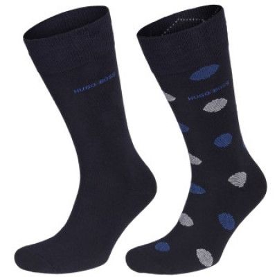 Hugo Boss 2-pack Design Rib Socks * Fri Frakt * * Kampanj *