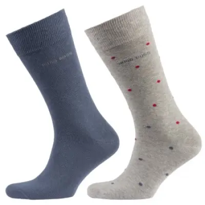 Hugo Boss Socks Polka Dot Pattern 2-pack * Fri Frakt * * Kampanj *