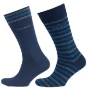 Hugo Boss Socks Striped Pattern 2-pack * Fri Frakt *