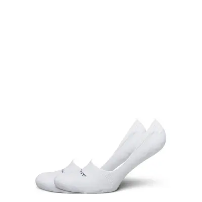 Invisible Socks 2-Pack Ankelstrumpor Korta Strumpor Vit GANT
