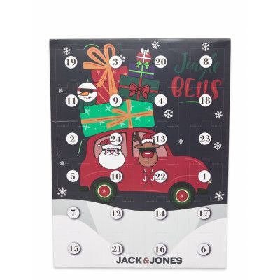 Jacchristmas Sock Calendar *Villkorat Erbjudande Sockor Strumpor Multi/mönstrad Jack & J S