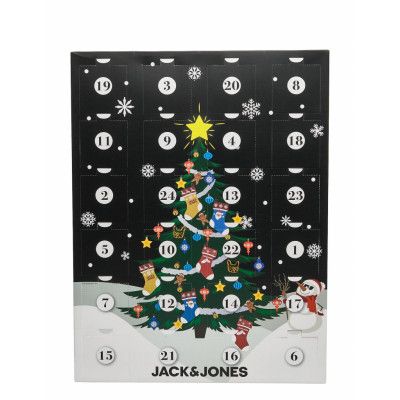 Jacchristmas Sock Calendar *Villkorat Erbjudande Sockor Strumpor Svart Jack & J S