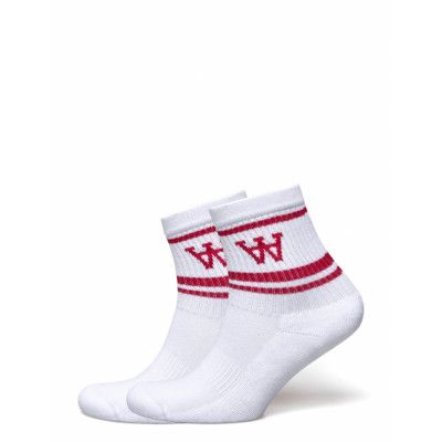 Wood Wood Kids Con 2-Pack Socks Röd
