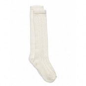 MarMar Copenhagen Knee Socks Pointelle Vit