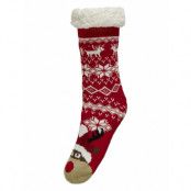 Kids Only Kogchristmas Teddy Socks Acc Röd