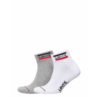 Levis 144Ndl Mid Cut Sprtwr Logo 2P Ankelstrumpor Korta Strumpor Multi/mönstrad Levi´s