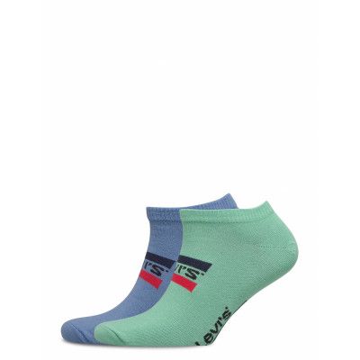 Levis 168Ndl Low Cut Sprtwr Logo 2P Ankelstrumpor Korta Strumpor Blå Levi´s