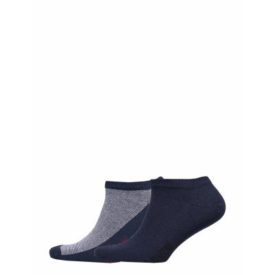 Levis 168Sf Low Cut Micro Stripe 2P Ankelstrumpor Korta Strumpor Blå Levi´s